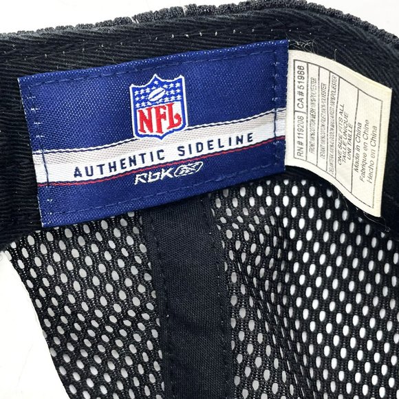 Jacksonville Jaguars NFL Reebok Mesh Back Adjustable One Size Baseball Cap Hat - Picture 6 of 6